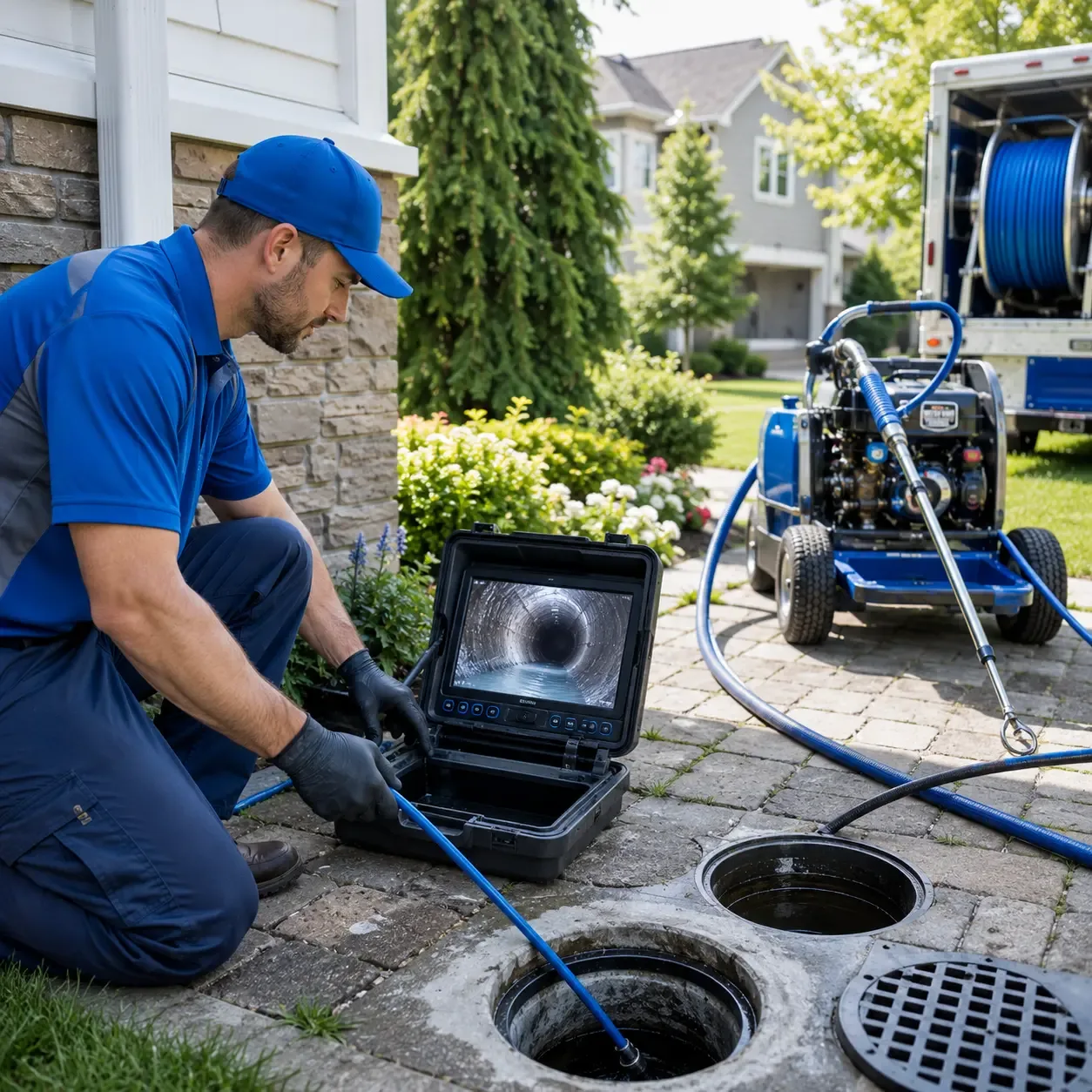 Outdoor drain cleaning professionals serving Roxbury, PA
